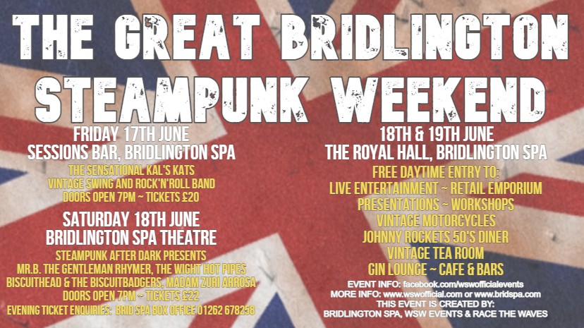 The Great Bridlington Steampunk Weekend & Race The Waves